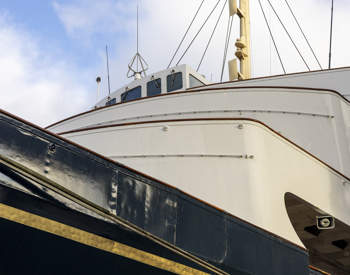 The Exterior Of Britannia In Leith